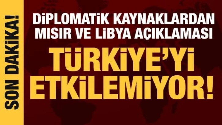 Diplomatik kaynaklar: Libya ile Mısır, deniz yan sınırını m&uuml;zakere etmeli