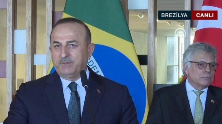 Dışişleri Bakanı &Ccedil;avuşoğlu, Brezilyalı mevkidaşı ile g&ouml;r&uuml;şt&uuml;
