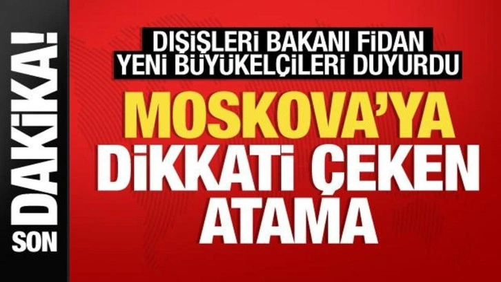 Dışişleri Bakanı Fidan, yeni b&uuml;y&uuml;kel&ccedil;ilik g&ouml;revlerini tebliğ etti