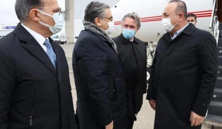 Dışişleri Bakanı Mevl&uuml;t &Ccedil;avuşoğlu Br&uuml;ksel'de
