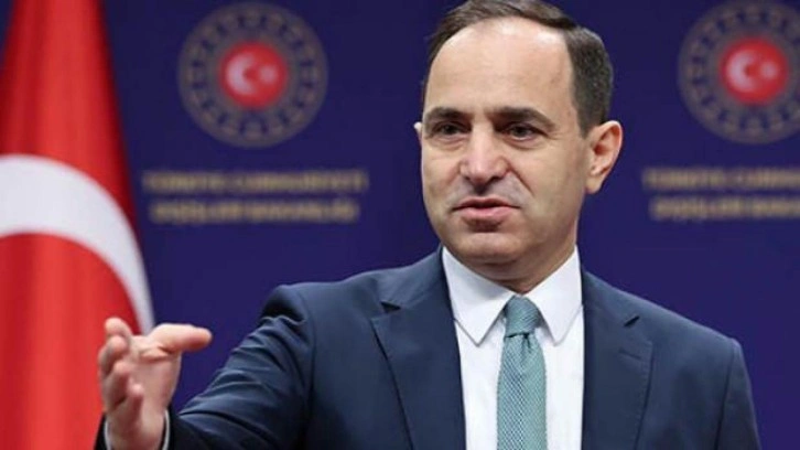 Dışişleri S&ouml;zc&uuml;s&uuml; Bilgi&ccedil;'ten Yunanistan a&ccedil;ıklaması: Vahim bir &ccedil;elişki!