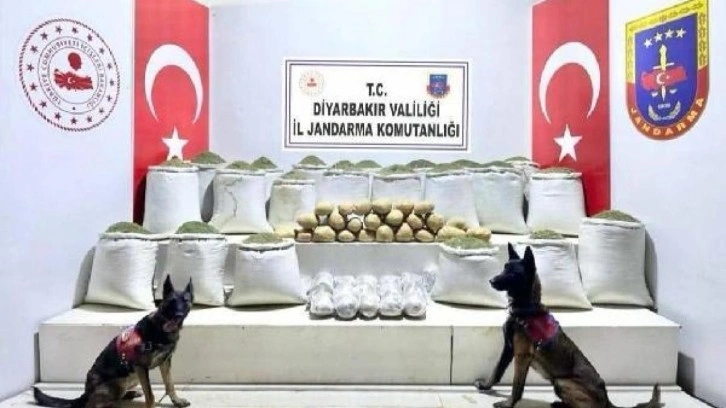 Diyarbakır&rsquo;da 637 kilo esrar ele ge&ccedil;irildi