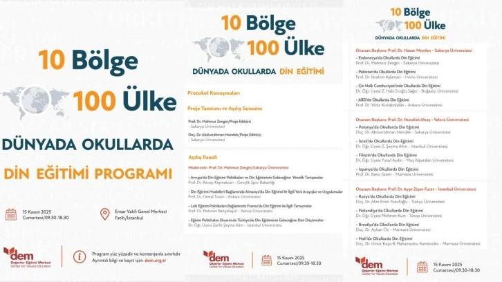 Dünyada okullarda din eğitimi programı başladı