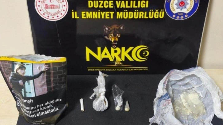Düzce’de uyuşturucu operasyonunda 1 kişi tutuklandı