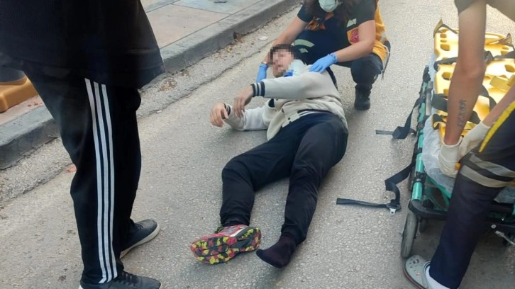 Edirne’de köpeklerin saldırdığı motosikletli düşerek yaralandı