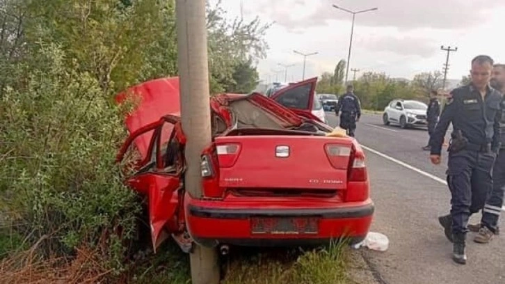Elazığ’da trafik kazası: 2 yaralı