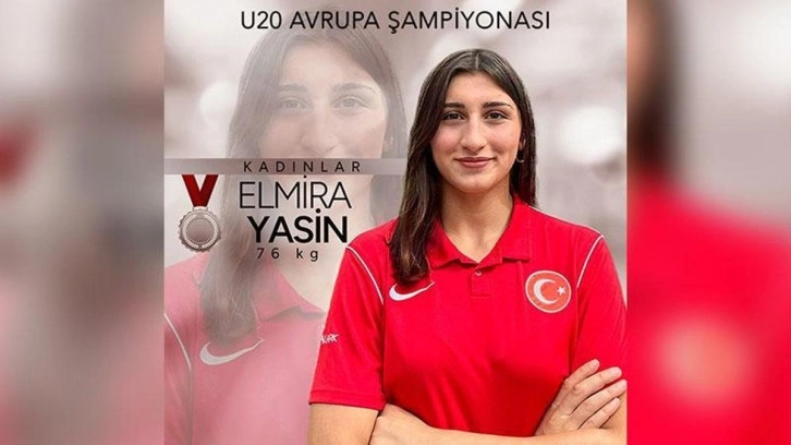 Elmira Yasin, U20 Avrupa Güreş Şampiyonası’nda üçüncü oldu