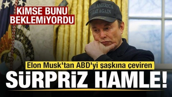 Elon Musk'tan ABD'yi şaşkına çeviren sürpriz hamle! Kimse bunu beklemiyordu