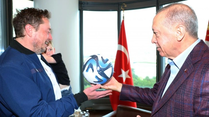 Elon Musk'ın Erdoğan'la g&ouml;r&uuml;şmesine neden oğlunu getirdiği ortaya &ccedil;ıktı