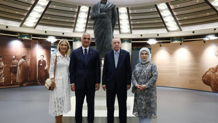 Emine Erdoğan'dan Arkeolojinin Altın Çağı Sergisi paylaşımı
