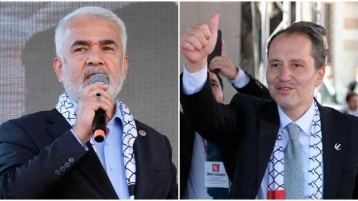 Erbakan ile Yapıcıoğlu'ndan b&uuml;t&uuml;n İslam &uuml;lkelerine ABD ve İsrail i&ccedil;in &ccedil;ağrı!