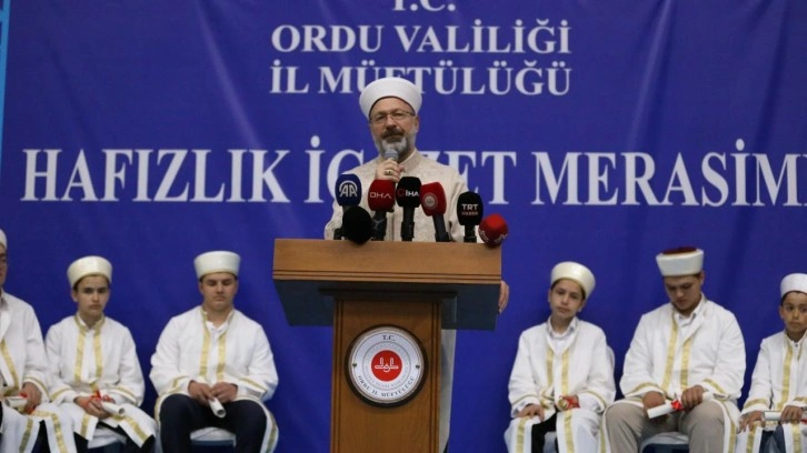 Erbaş: "Yarım milyon Kur'an hafızına sahip bir ülkeyiz"