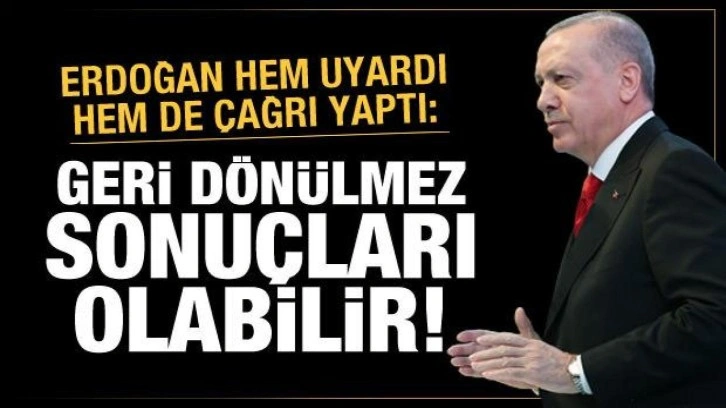 Erdoğan "geri d&ouml;n&uuml;lmez sonu&ccedil;ları olur" deyip uyardı, bazı &uuml;lkelere &ccedil;ağrı yaptı!
