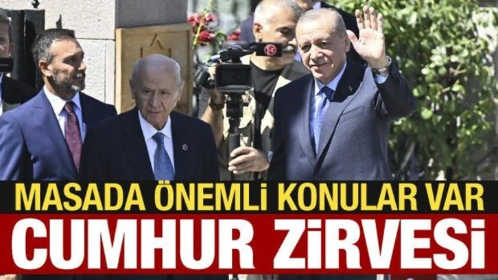 Erdoğan ile Bah&ccedil;eli arasında kritik g&ouml;r&uuml;şme
