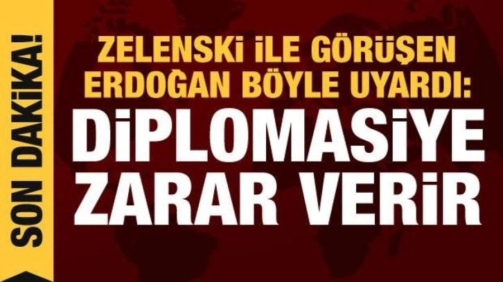 Erdoğan ile Zelenski telefonda g&ouml;r&uuml;şt&uuml;