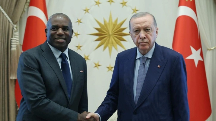 Erdoğan, İngiltere Dışişleri Bakanı Lammy'yi kabul etti