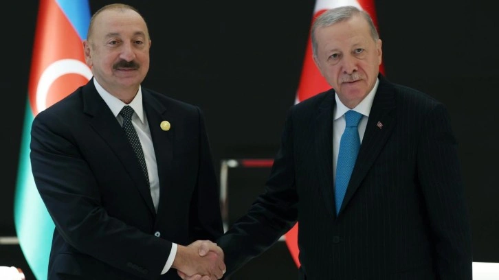Erdoğan'la Aliyev, Çin'de görüştü