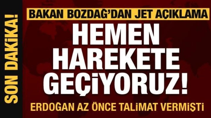 Erdoğan talimatı verdi! Bakan Bozdağ: Anayasa değişikliği i&ccedil;in harekete ge&ccedil;iyoruz