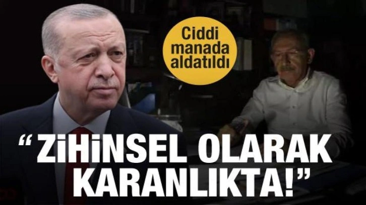 Erdoğan'dan Kılı&ccedil;daroğlu'na elektrik tepkisi: Zihinsel olarak karanlıkta