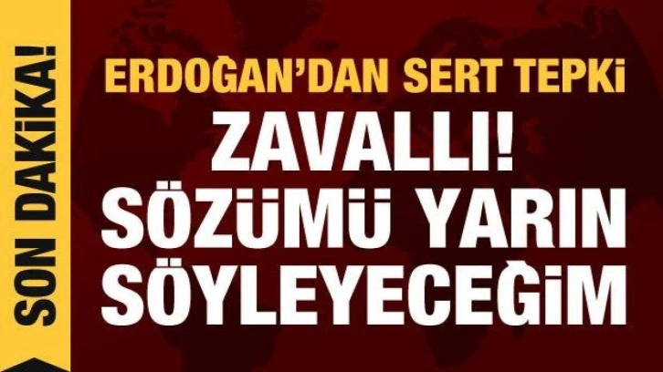 Erdoğan'dan Kılı&ccedil;daroğlu'na sert s&ouml;zler: Zavallı! Artık şaşırmayı bile bıraktık