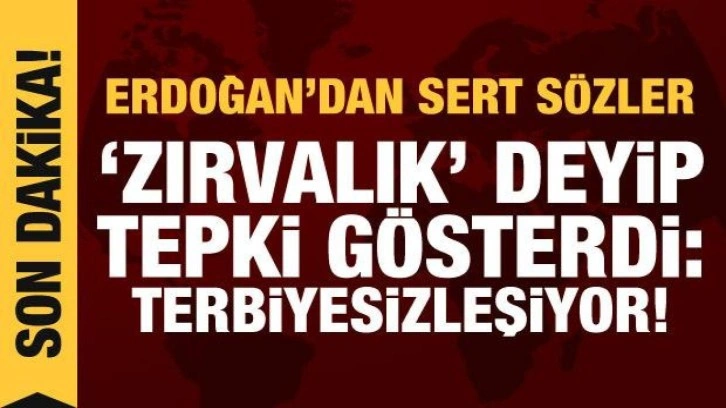 Erdoğan'dan Kılı&ccedil;daroğlu'nun SADAT a&ccedil;ıklamasına tepki: Terbiyesizleşiyor