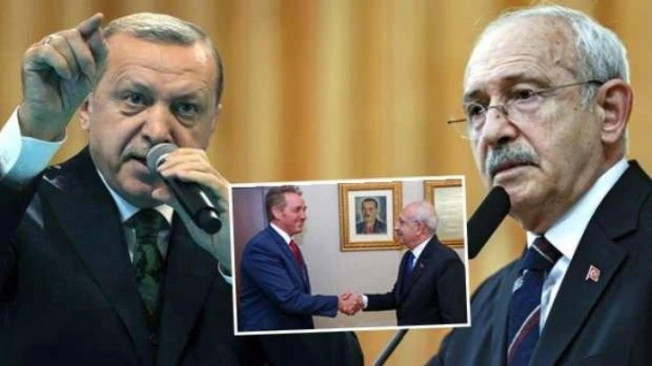 Erdoğan'dan Kılı&ccedil;daroğlu'yla g&ouml;r&uuml;şen ABD el&ccedil;isine tepki: Kafanı &ccedil;alıştır, muhatabın benim