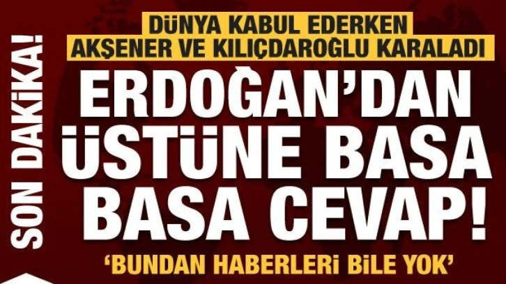 Erdoğan'dan NATO d&ouml;n&uuml;ş&uuml; Kılı&ccedil;daroğlu ve Akşener'e &uuml;st&uuml;ne basa basa cevap!