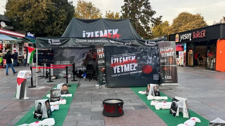Eyüpsultan’da Gazze için anlamlı etkinlik