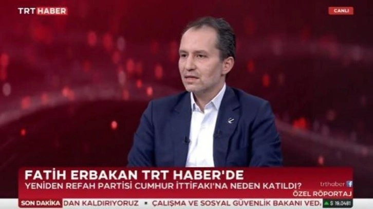 Fatih Erbakan'dan ittifak kararıyla ilgili a&ccedil;ıklama