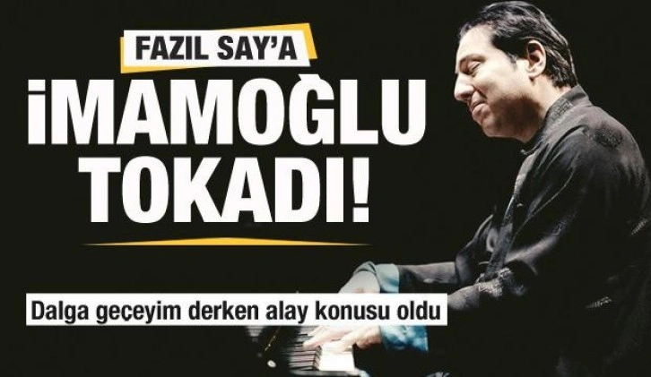 Fazıl Say'a İmamoğlu tokadı! Dalga ge&ccedil;eyim derken alay konusu oldu