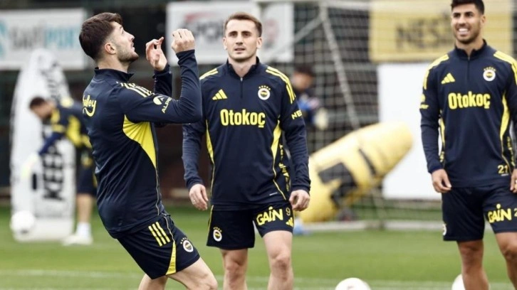 Fenerbahçe'de Nice maçı için taktik çalıştı