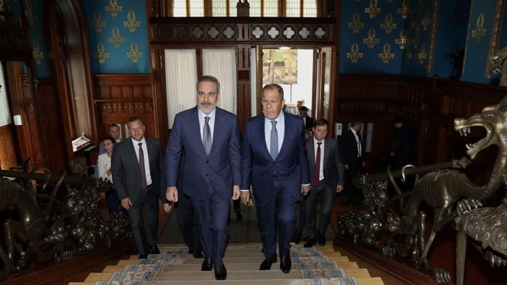 Fidan ile Lavrov, Gazze'yi g&ouml;r&uuml;şt&uuml;