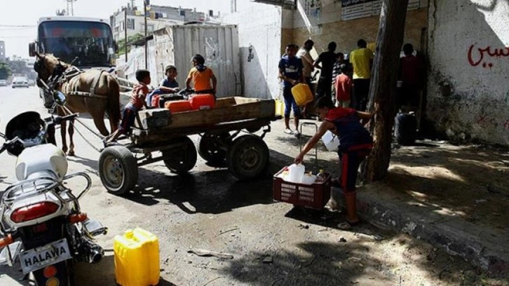 Filistinli yetkili Gazze Şeridi'ndeki su oranının yaklaşık y&uuml;zde 90 azaldığını s&ouml;yledi