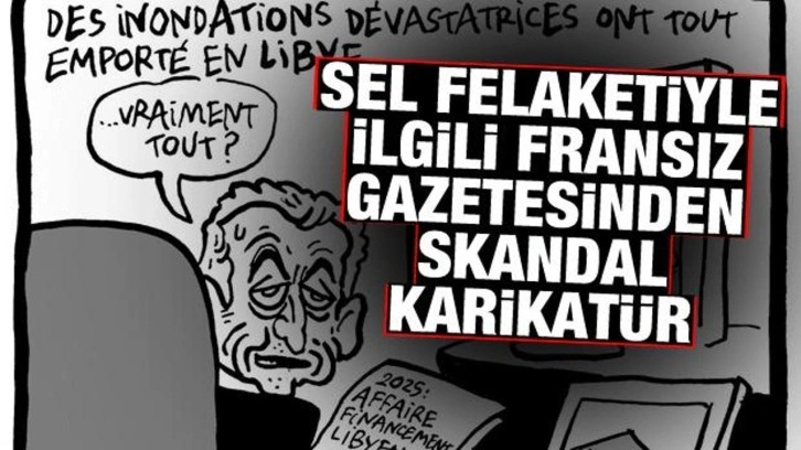 Fransız Liberation gazetesinden tepki &ccedil;eken karikat&uuml;r