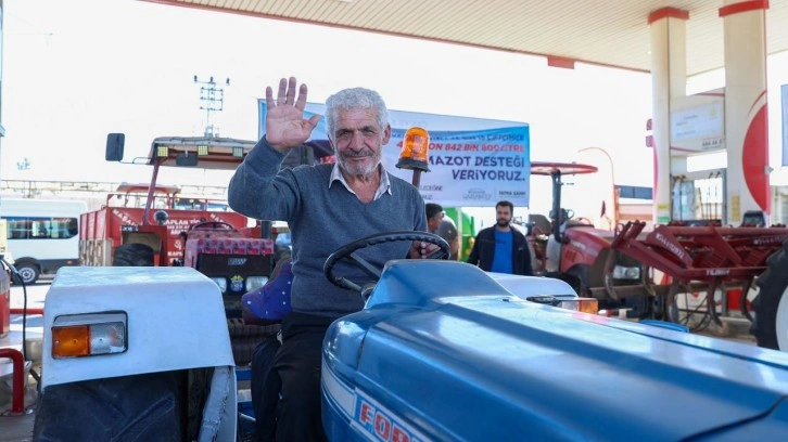 Gaziantep Büyükşehir'den çiftçiye mazot desteği!