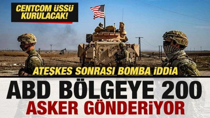 Gazze'de ateşkes sonrası bomba iddia: ABD bölgeye 200 asker konuşlandıracak
