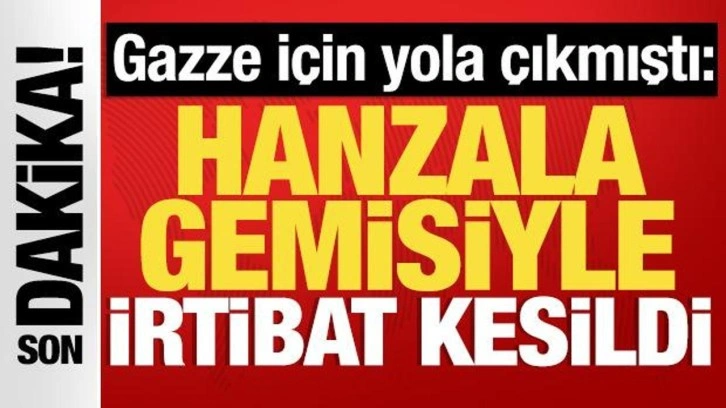 Gazze'ye giden Handala gemisiyle iletişim kesildi