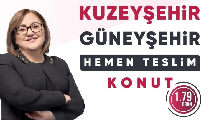 GBB konut uygun ödeme koşullarıyla hemen teslim konutların satışına çıkıyor