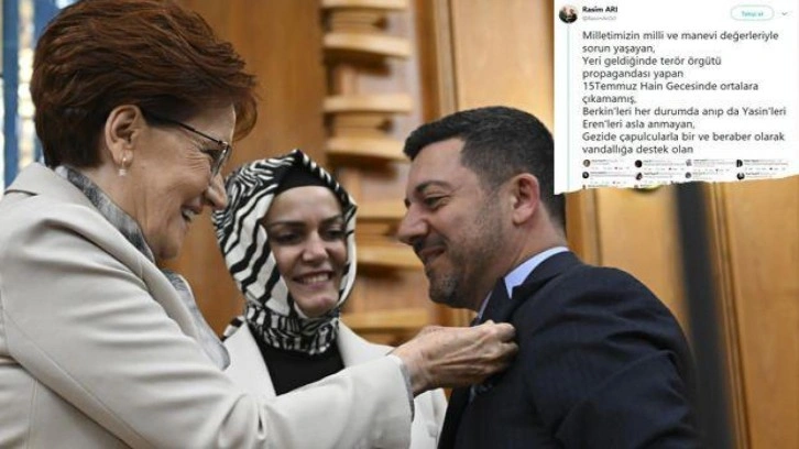 Ge&ccedil;mişini sildi, İyi Parti'ye ge&ccedil;ti