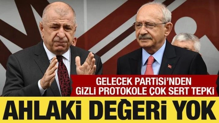 Gelecek Partisi'nden Kılı&ccedil;daroğlu ve &Ouml;zdağ'a tepki: Ahlaki değeri yoktur!