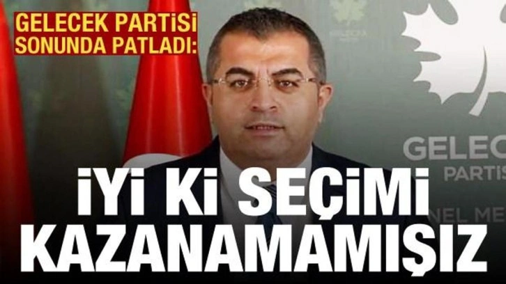 Gelecek Partisi'nden &Uuml;mit &Ouml;zdağ-Kılı&ccedil;daroğlu a&ccedil;ıklaması: İyi ki se&ccedil;imi kazanamamışız