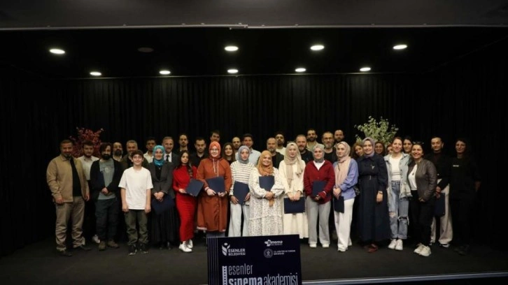 Genç sinemacılar mezuniyet heyecanı yaşadı
