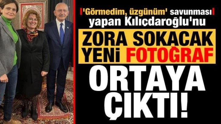 'G&ouml;rmedim, &uuml;zg&uuml;n&uuml;m' savunması yapan Kılı&ccedil;daroğlu'nu zora sokacak yeni kare ortaya &ccedil;ık