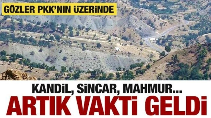 Gözler şimdi PKK'nın büyük kamplarına çevrildi! Kandil, Sincar, Mahmur...
