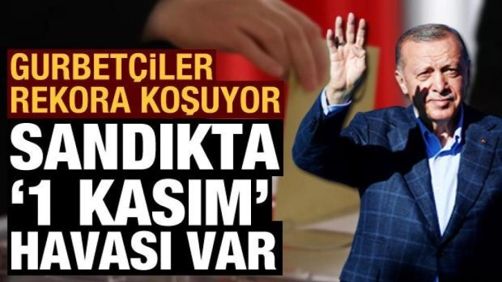 Gurbet&ccedil;iler rekora koşuyor: 860 bin oy kullanıldı