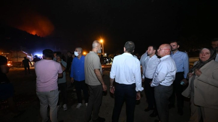 Gürsu ve Kestel'de yangın: AK Parti heyeti inceleme yaptı!