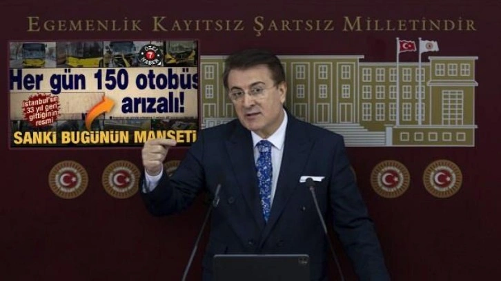 Haber7'nin manşeti Meclis g&uuml;ndeminde... Aydemir'den İBB'ye '33 yıl' hatırla