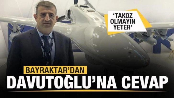 Haluk Bayraktar'dan Davutoğlu'nun s&ouml;zlerine cevap! Takoz olmayın yeter!