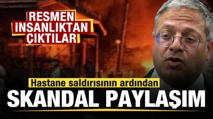 Hastane saldırısının ardından skandal paylaşım! Resmen insanlıktan &ccedil;ıktılar