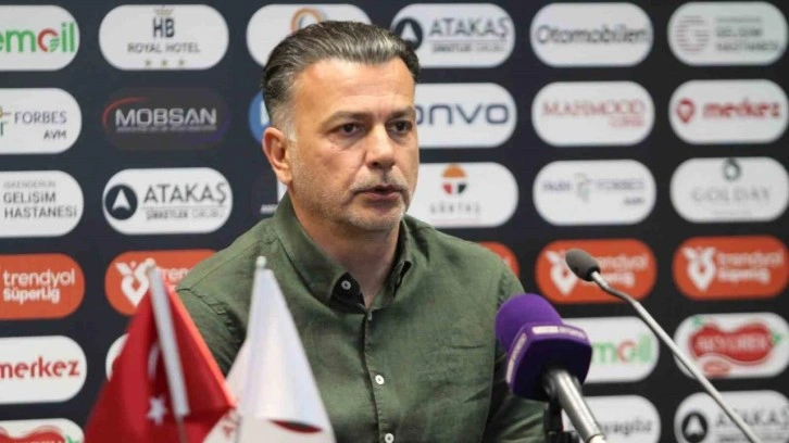 Hatayspor Teknik Direktör Murat Şahin: Final havasında bir maç oldu